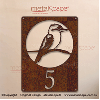 House Number Plaque - Kookaburra
