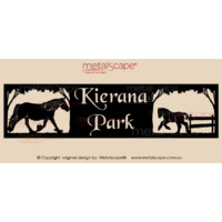 Panoramic Property Sign -  Cob Mare & Foal