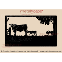 Large Property Sign - Angus Cattle