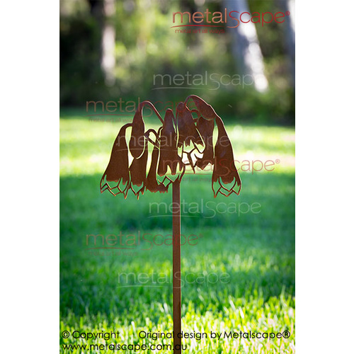 Metalscape - Metal Garden Art - Gardenscape -Christmas Bells on spike  - Medium